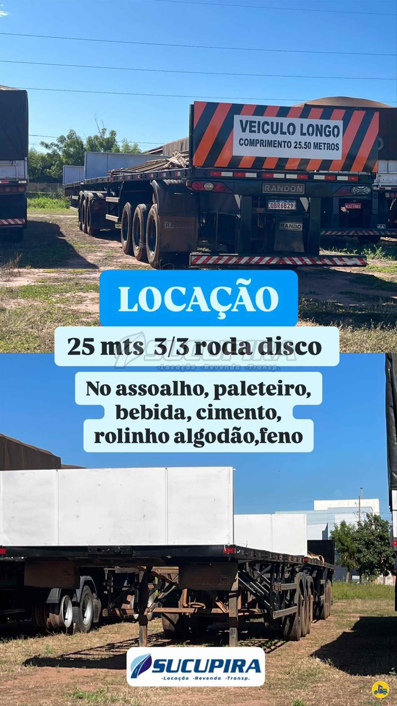 CARRETA SEMI-REBOQUE CARGA SECA Sucupira Carretas RONDONOPOLIS MATO GROSSO MT